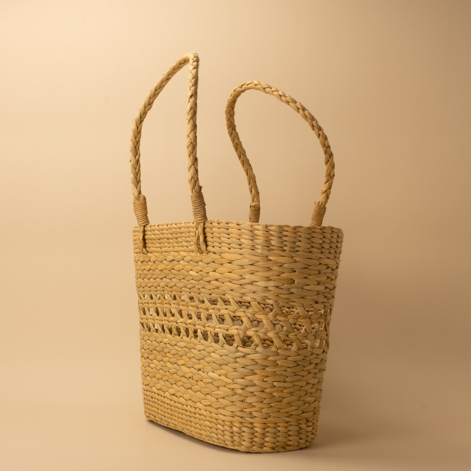 lattice weave market basket