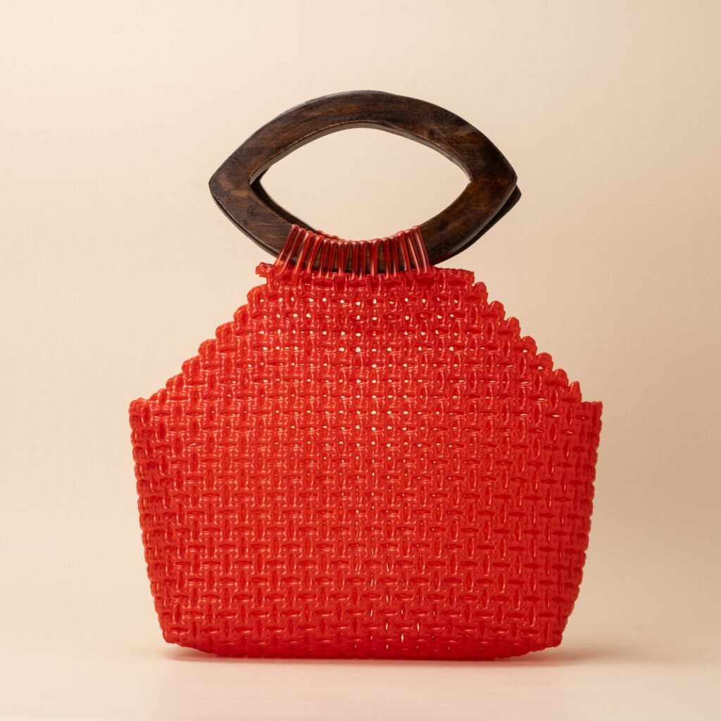 red signature bag