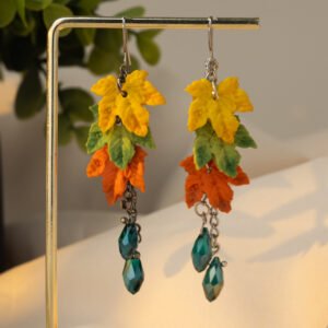 autumn leaves earrings
