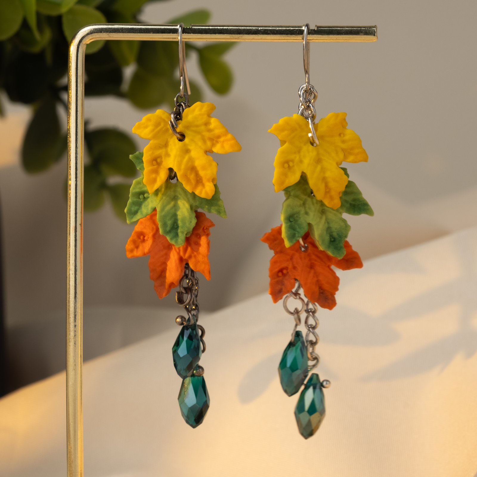autumn leaves earrings