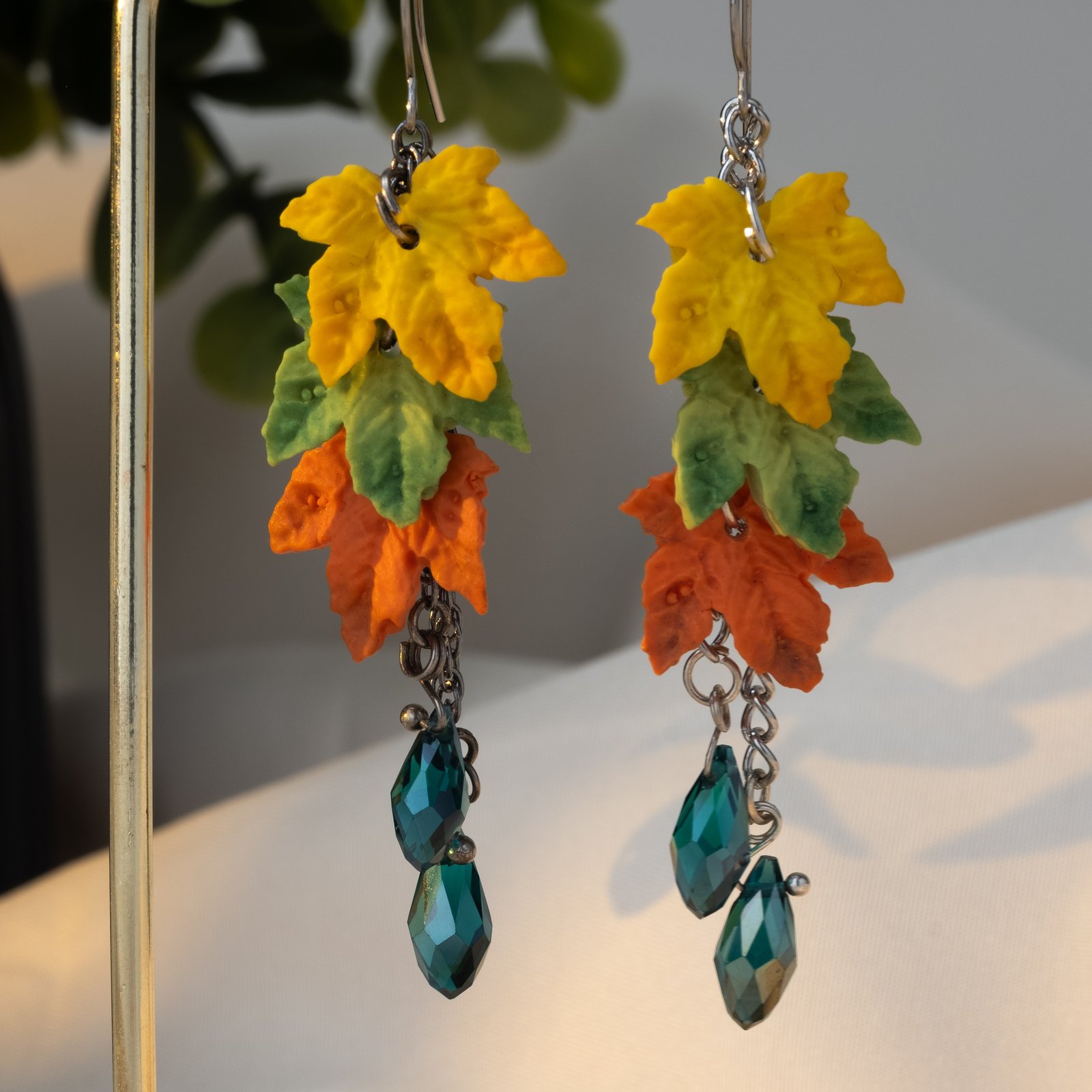 autumn leaves earrings