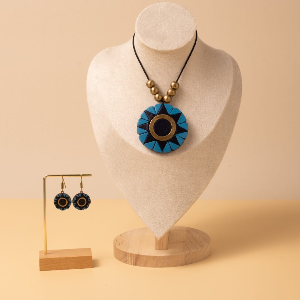 chakra aura jewelry set