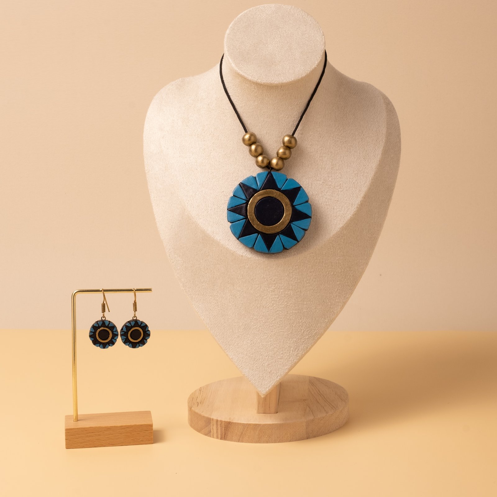chakra aura jewelry set