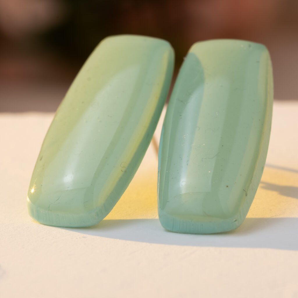 jade drop studs