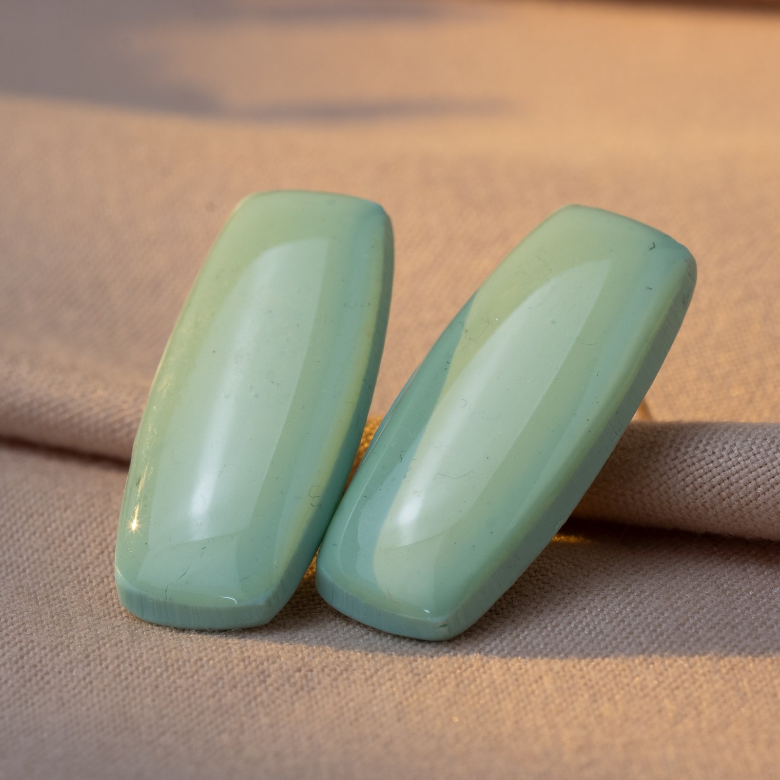 jade drop studs