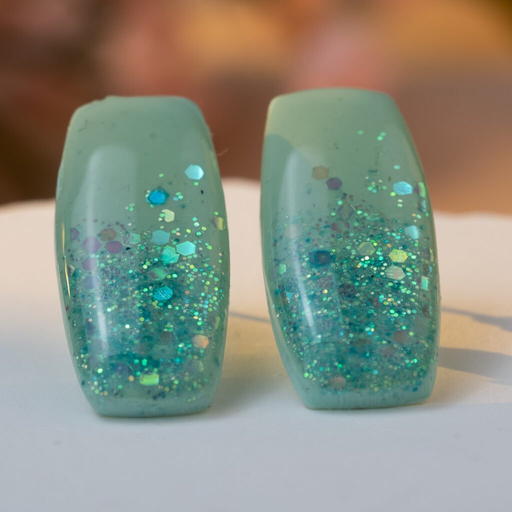 jade drop studs
