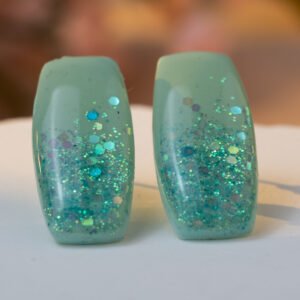 jade drop studs