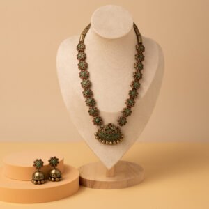 mayil bloom heritage jewelry set