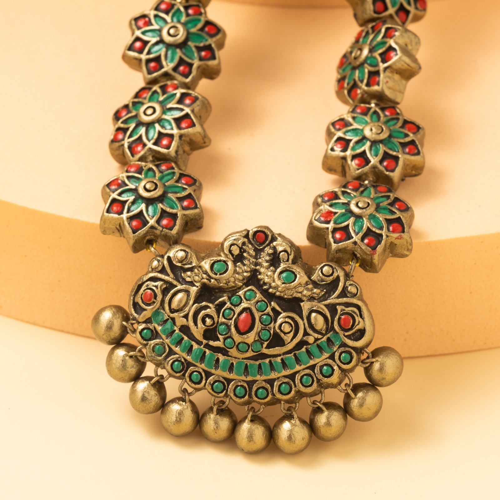 mayil bloom heritage jewelry set