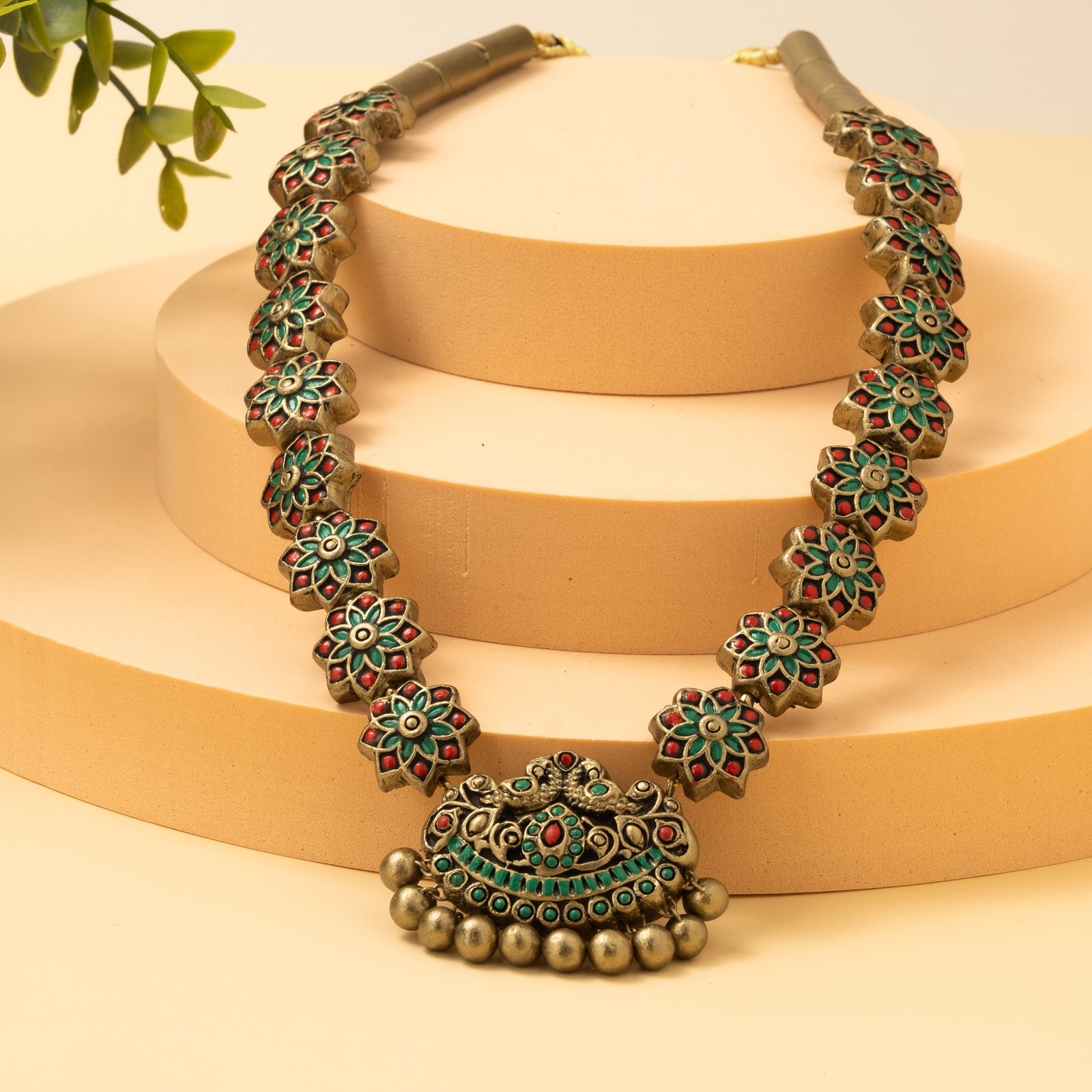 mayil bloom heritage jewelry set