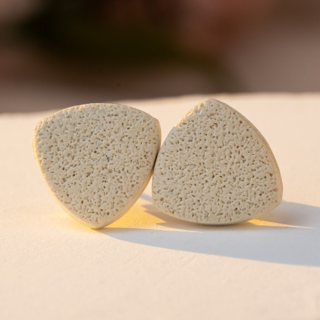 rounded triangle studs
