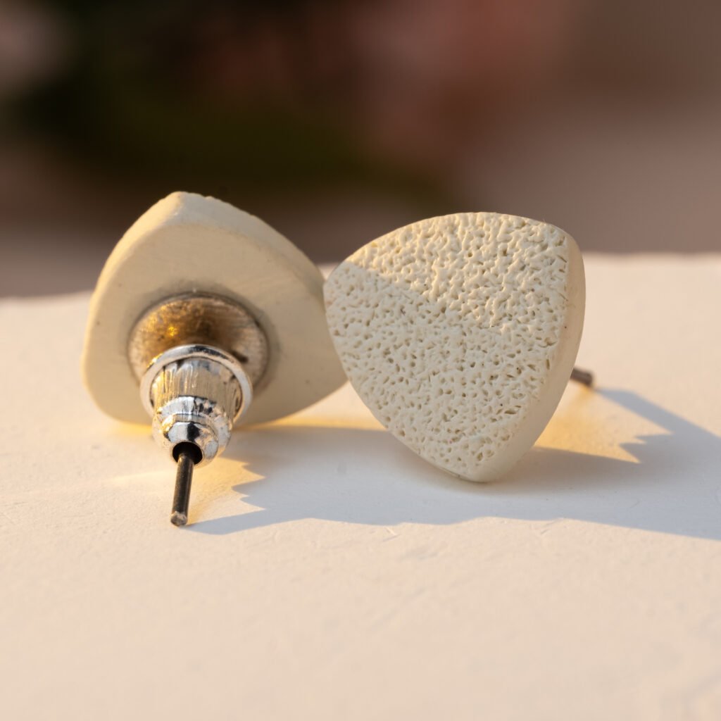 rounded triangle studs