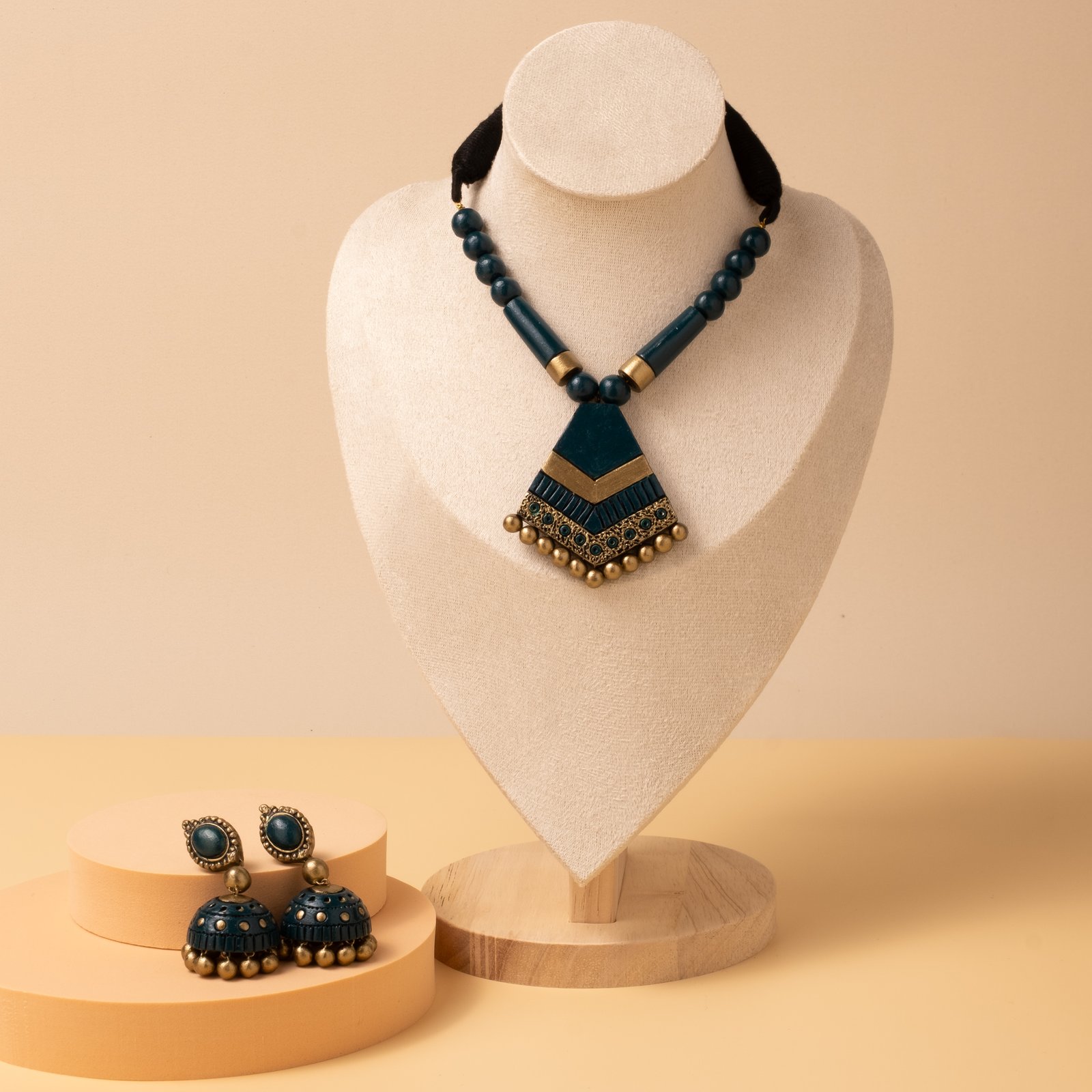 teal radiance jewelry set