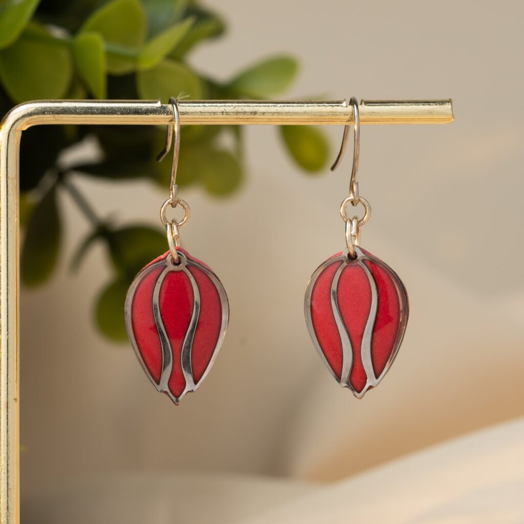 tulip earrings