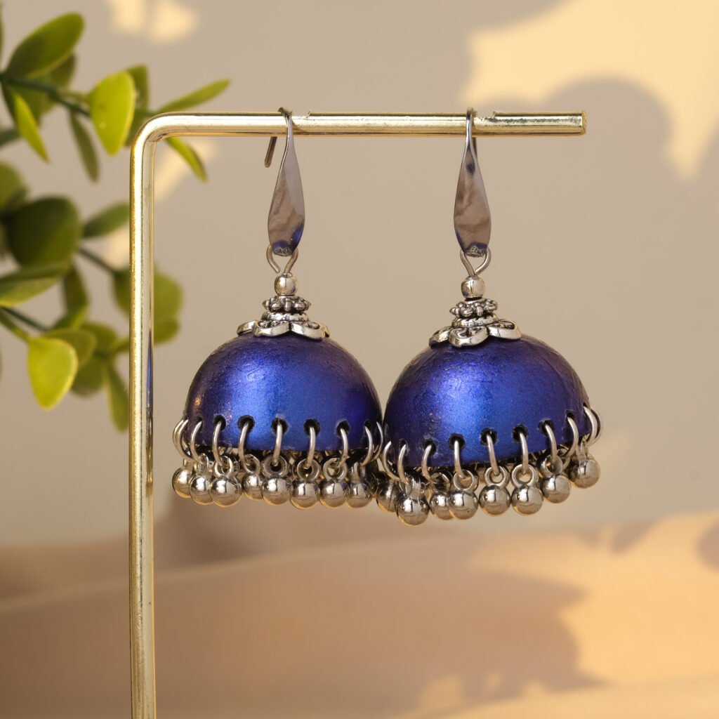 jhumka earrings indigo 160 4108 x 4108