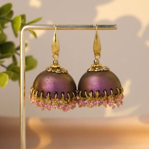 jhumka pearl earrings mauve 167 4125 x 4125
