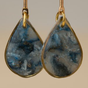 marble pear studs 96 4153 x 4153